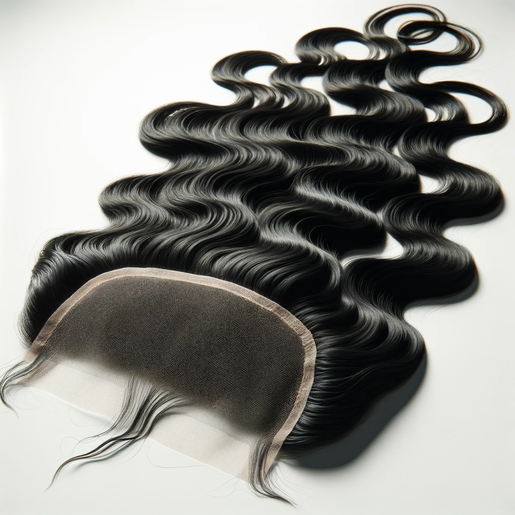 HD 5x5 & 7x7 Body Wave Closure made from 100% natural human hair with soft, silky waves and transparent HD lace for a seamless hairline.